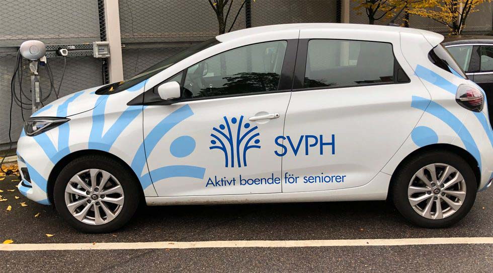 SVPH har bytt sin bilpark till elbilar